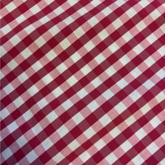 Lafayette 148 New York Red and White Checkered Shirt - Picture 3 of 4